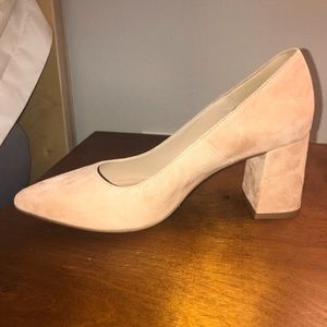 Sold Out Frank & Oak The Gallery Block Heel - Rose